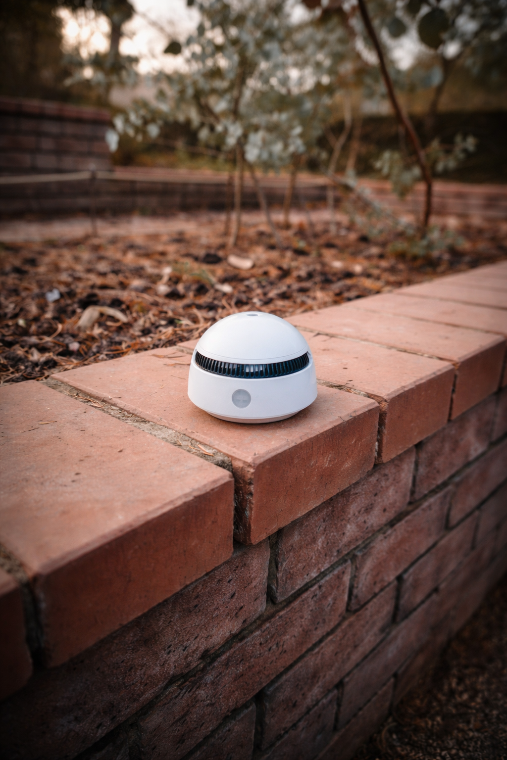 détecteur de fumée Wifi ZenMini détecteur de fumée Wi fi ZenMini, jardin, brique